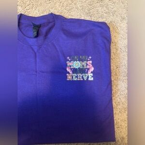Hand Crafted Purple Graphic Tee